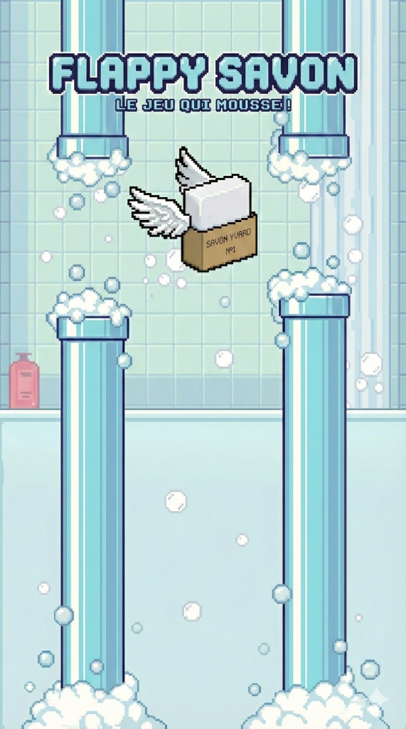 Flappy Savon - Le jeu qui mousse !